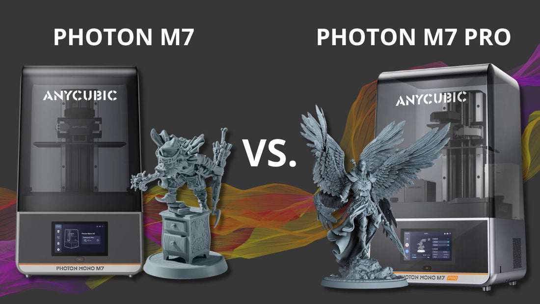 Sammenligning mellem Anycubic Photon M7 vs. Anycubic Photon M7 Pro