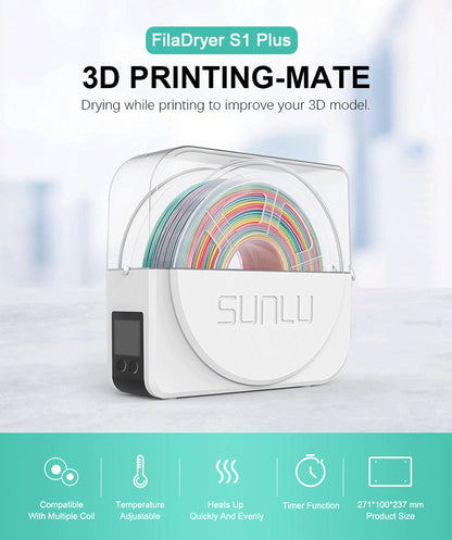 Sunlu Filadryer S1 Plus - Tilbehør til 3D print hos 3D Saga