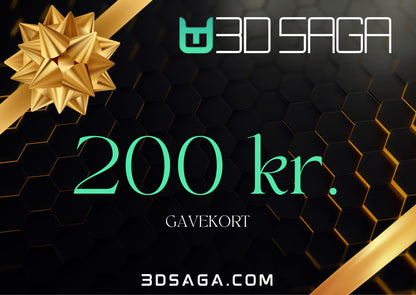 Gavekort til 3D Saga