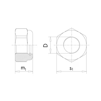 CNCKitchen Låse Møtrikker 50 stk