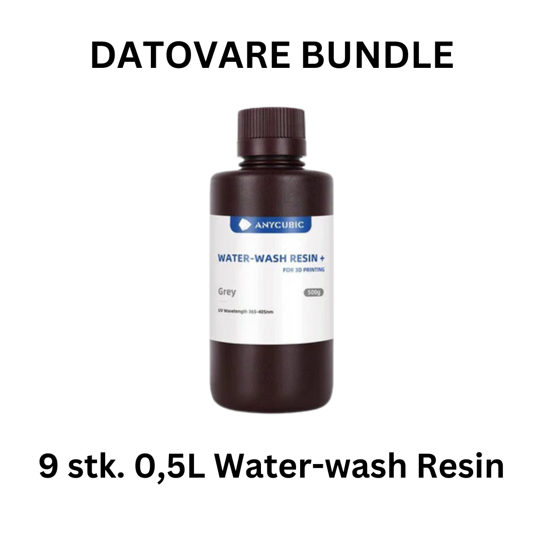 Datovare Water-wash resin 0,5L 9 STK Bundle