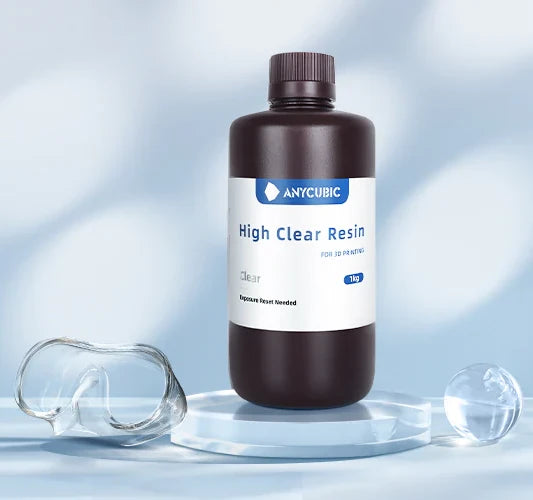 Anycubic High Clear resin 1L - Stort udvalg af resin til 3D print