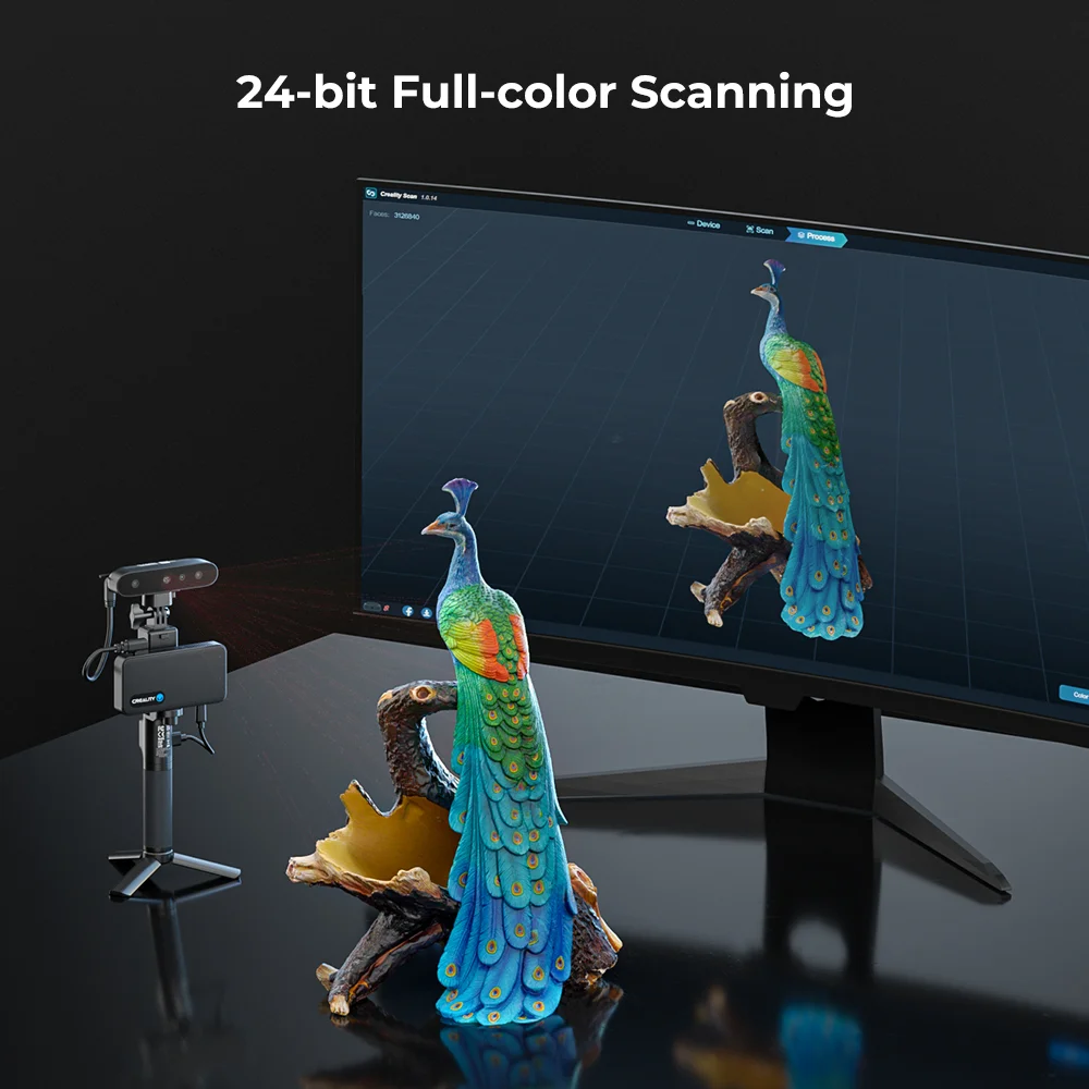 Creality CR-Scan Ferret Pro - 3D scanner fra 3D Saga