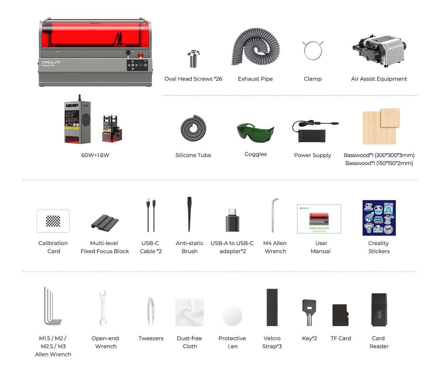 Creality Falcon 2 Pro 40 W - Stort udvalg af Creality produkter på 3D Saga