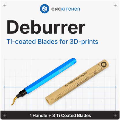 CNCKitchen Deburre + 3 Titaniums blade