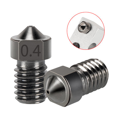 V5 V6 nozzle 0,4mm 1 stk - Tilbehør til din 3D printer