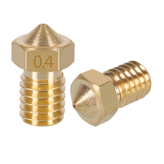 V5 V6 nozzle 0,4mm 1 stk - Tilbehør til din 3D printer