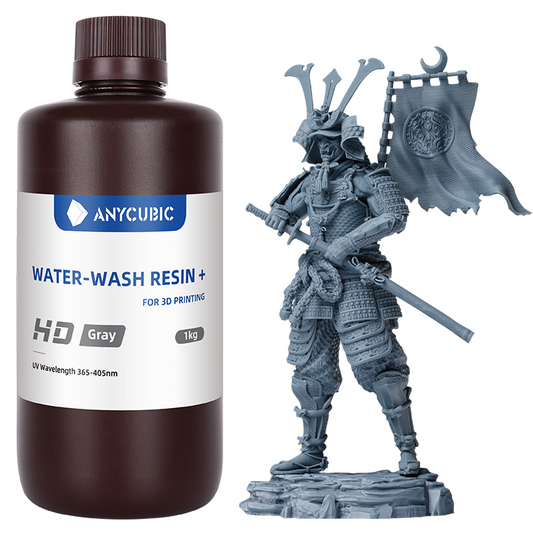 Water wash Resin + HD 1L -Resin til din 3D printer fra Anycubic Nordic