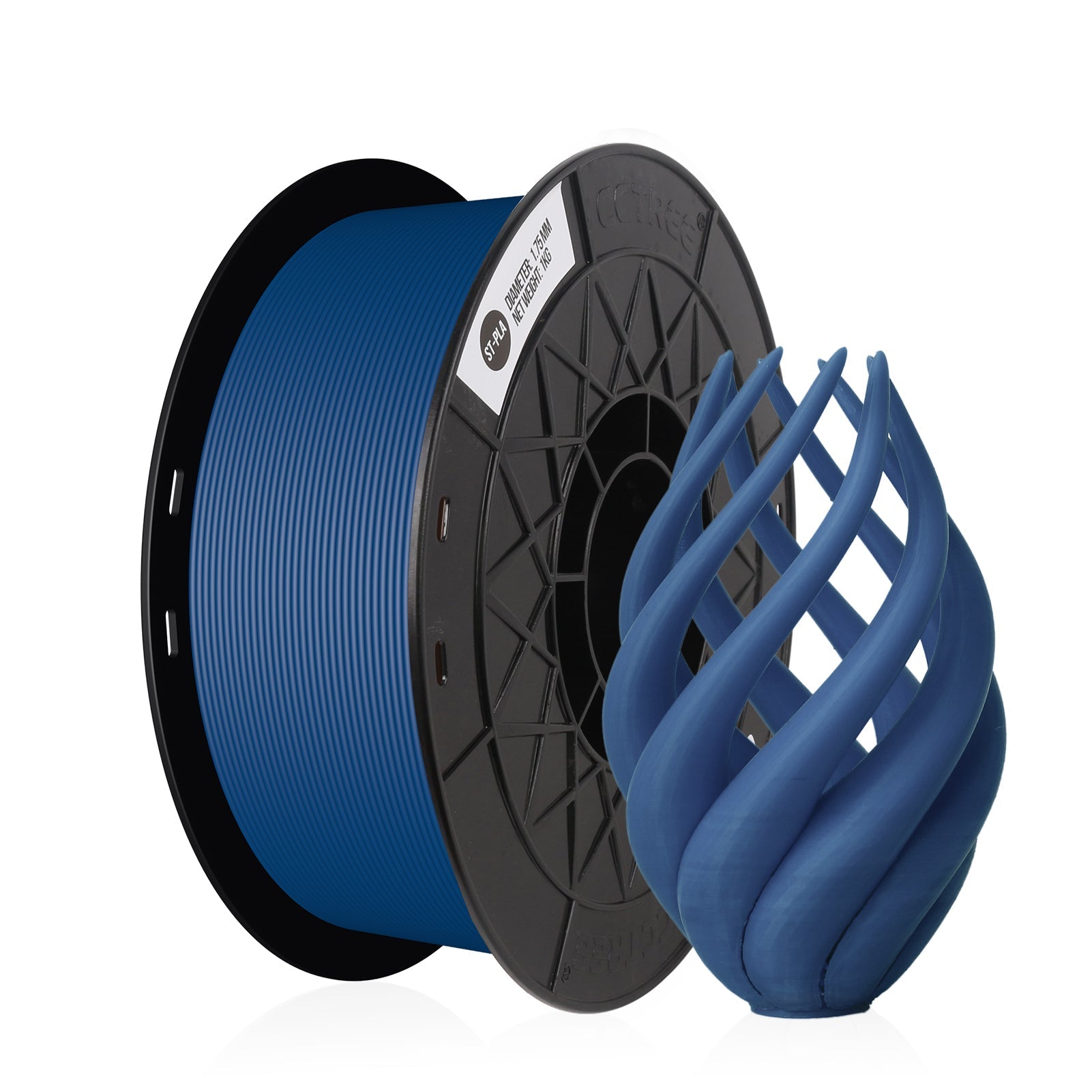 Grey blue PLA-ST filament fra 3D Saga