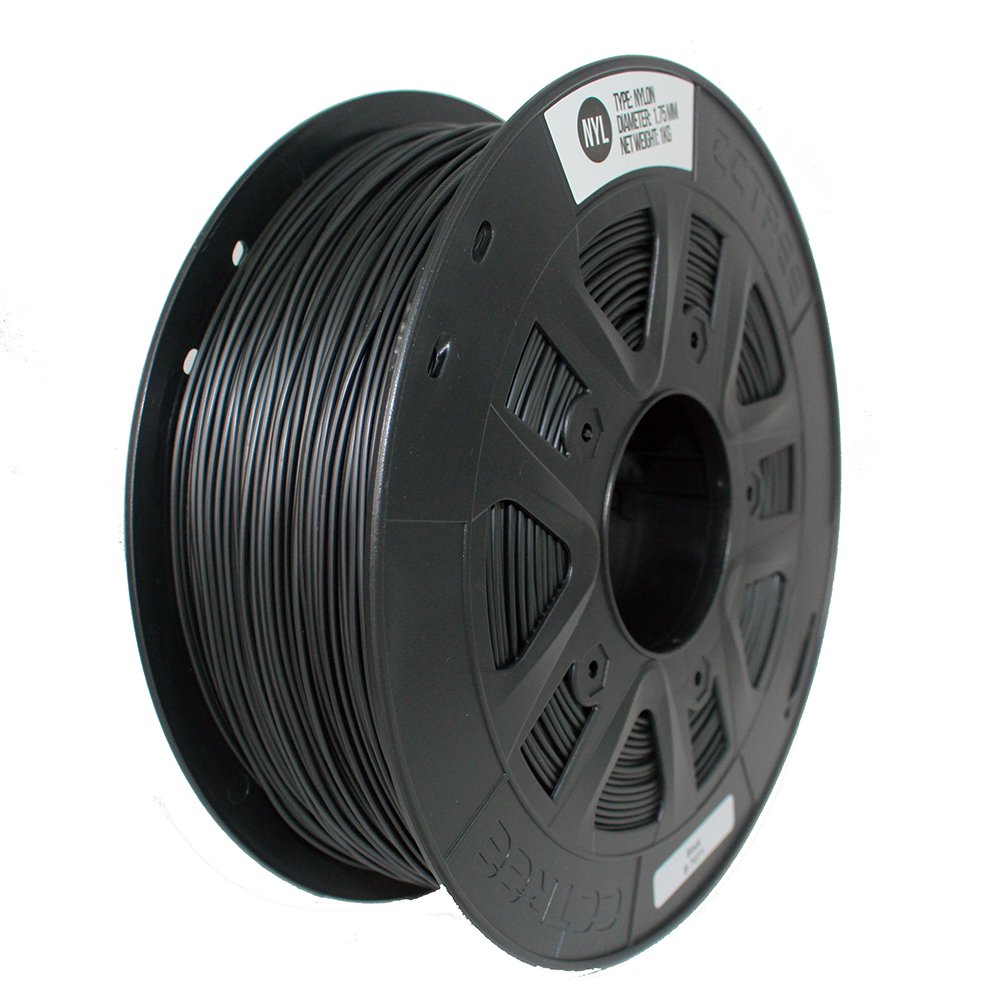 Sort Nylon filament 1.75 mm 1 kg - Filamenter til din 3D printer