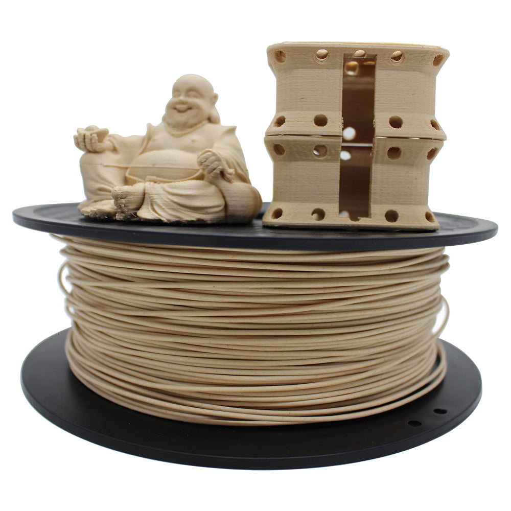 Wooden PLA-ST filament fra 3D Saga