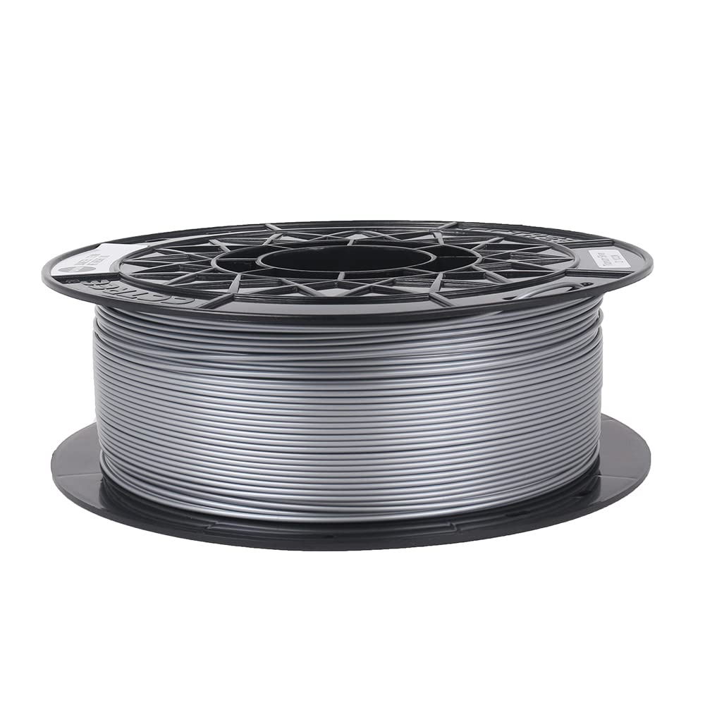 Titanium silver SILK PLA filament 1.75 mm 1 kg - Filamenter til din 3D printer