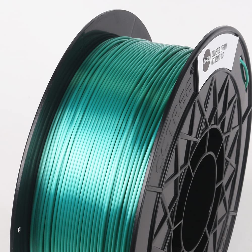 Grøn SILK PLA filament 1.75 mm 1 kg - Filamenter til din 3D printer