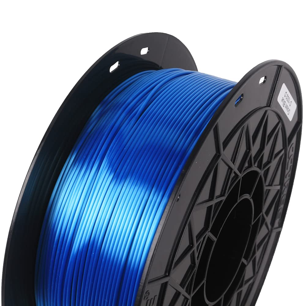 Blå SILK PLA filament 1.75 mm 1 kg - Filamenter til din 3D printer