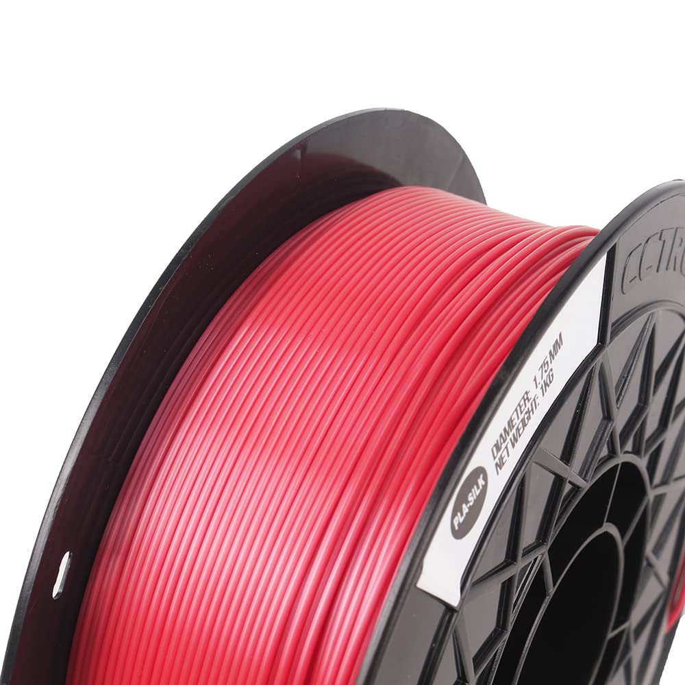 Rød SILK PLA filament 1.75 mm 1 kg - Filamenter til din 3D printer