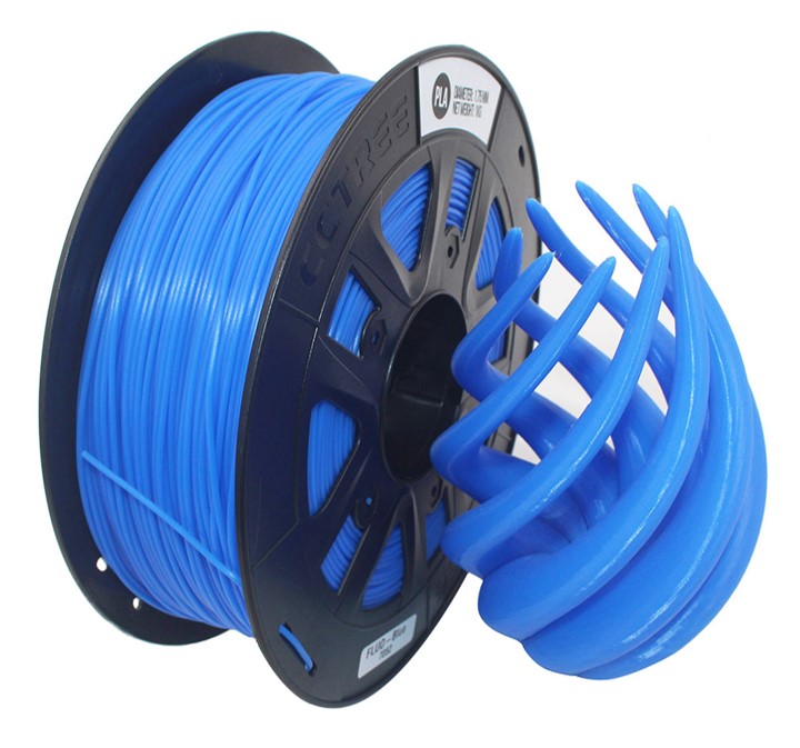 Blue PLA-ST filament fra 3D Saga