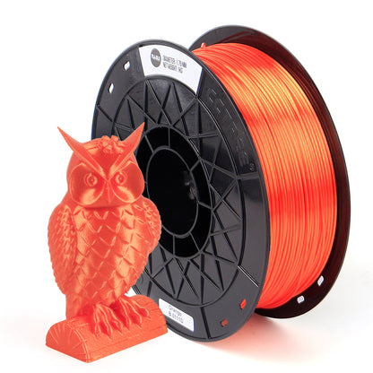 Orange SILK PLA filament 1.75 mm 1 kg - Filamenter til din 3D printer