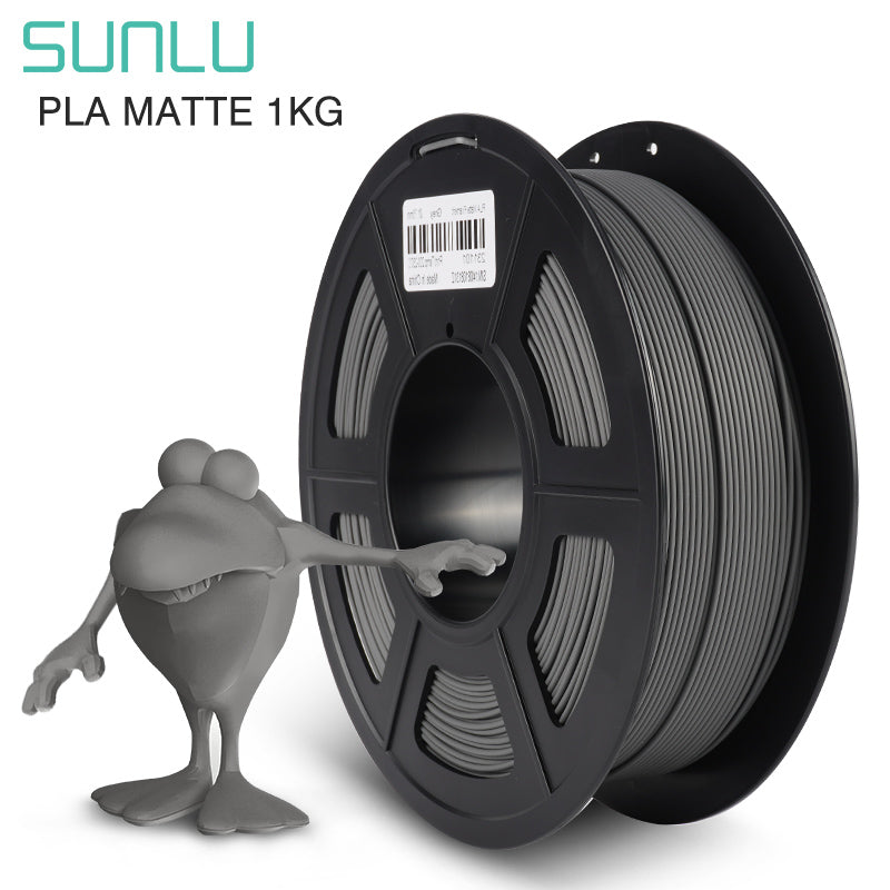 Grå Sunlu PLA Matte - Filament til din 3D Printer