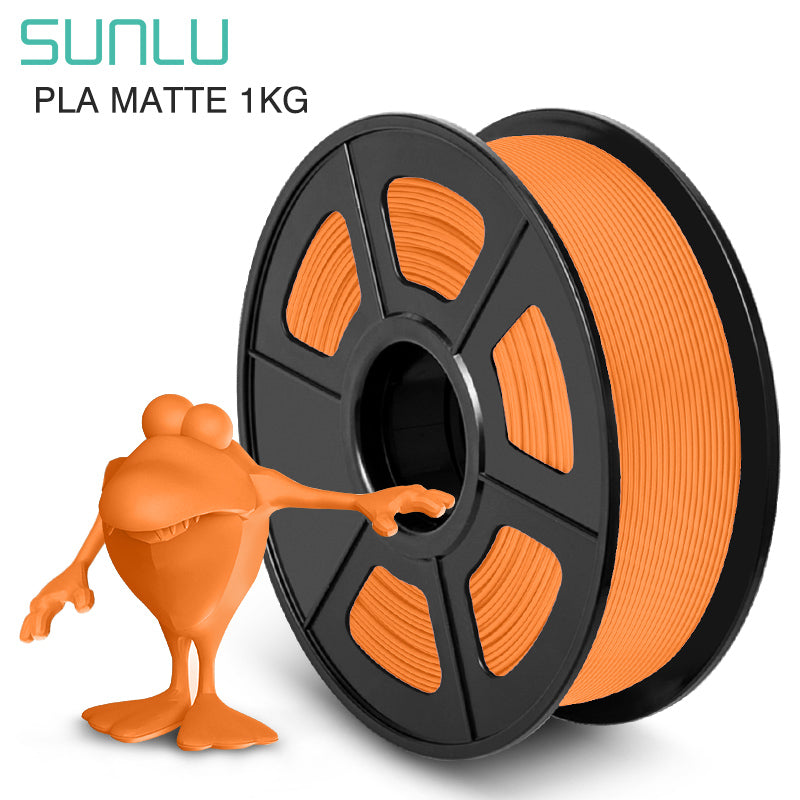 Orange Sunlu PLA Matte - Filament til din 3D Printer