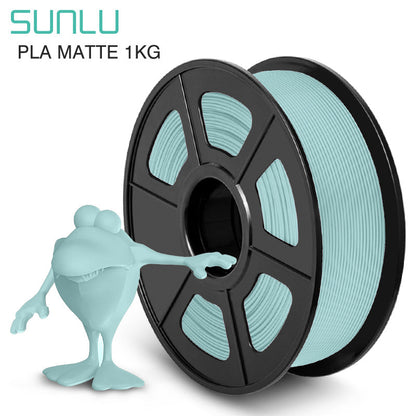 Mintfarvet Sunlu PLA Matte - Filament til din 3D Printer