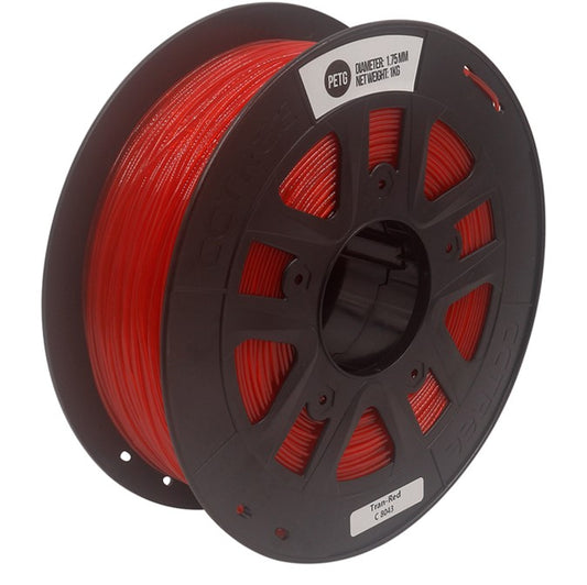 Rød PETG filament 1.75 mm 1 kg - Filamenter til din 3D printer