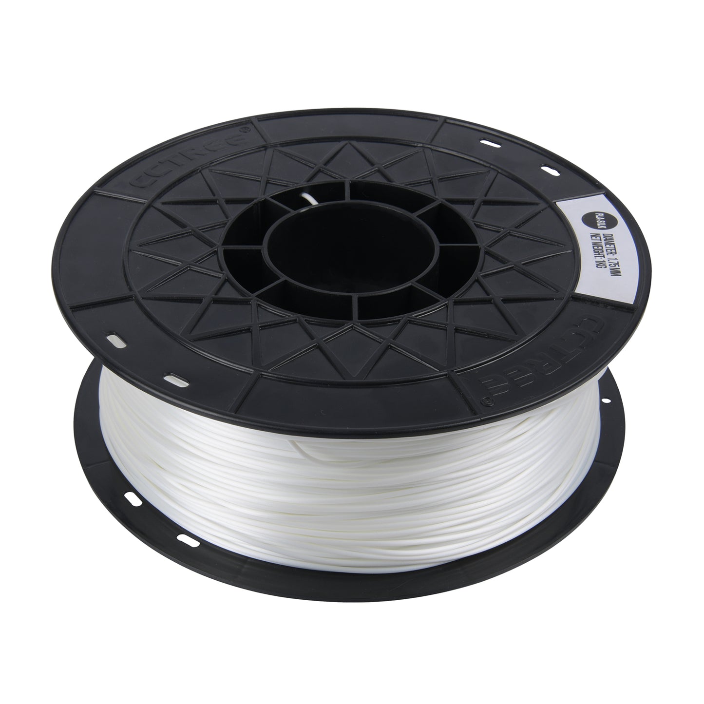 White SILK PLA filament 1.75 mm 1 kg - Filamenter til din 3D printer