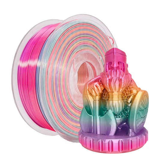 Rainbow-Silk PLA 1.75 mm 1 kg - Filamenter fra Anycubic Nordic