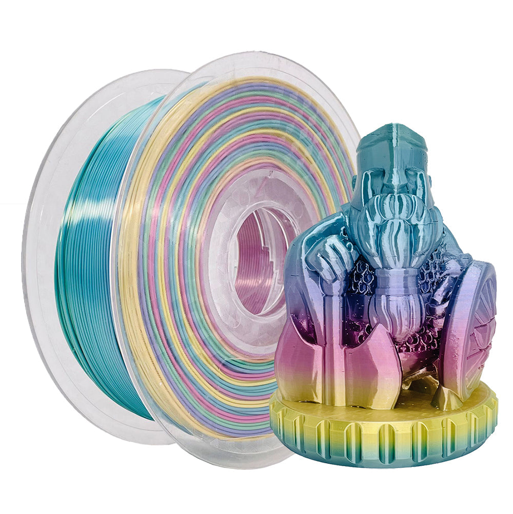 Rainbow-Silk PLA 1.75 mm 1 kg - Filamenter fra Anycubic Nordic