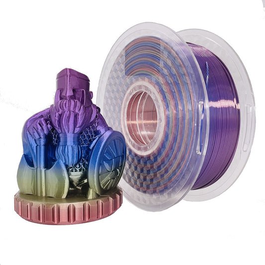 Rainbow-Silk PLA 1.75 mm 1 kg - Filamenter fra Anycubic Nordic