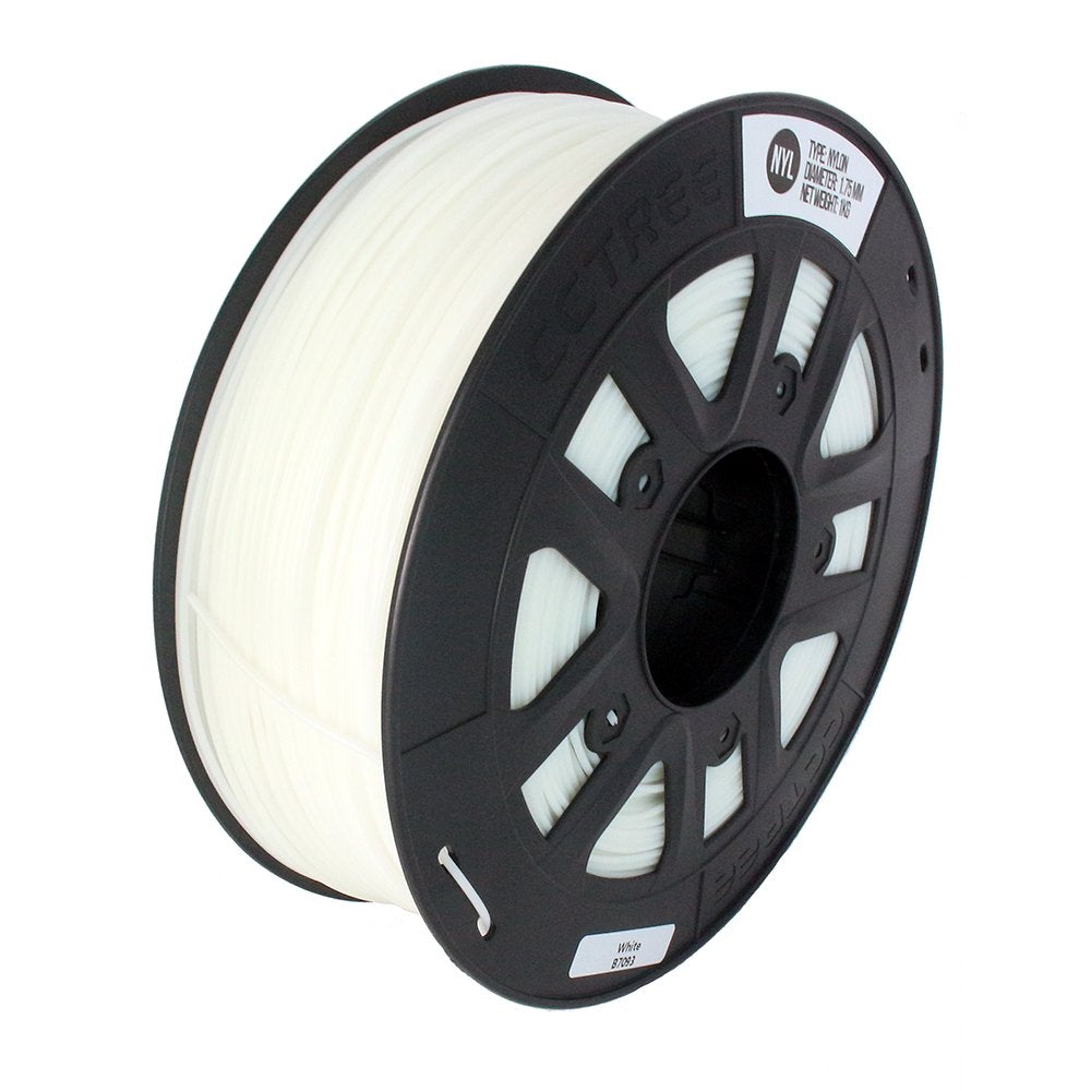 Hvid Nylon filament 1.75 mm 1 kg - Filamenter til din 3D printer